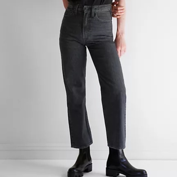 Levi's® Premium LEVI'S® WELLTHREAD® RIBCAGE STRAIGHT JEANS in Earth Stone Hemp - Picture 5 of 15